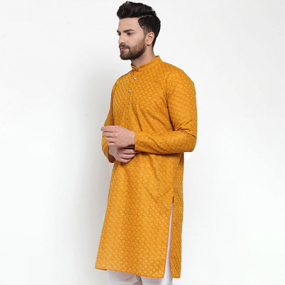 https://www.fineclothes.in/products/men-mustard-yellow-thread-work-cotton-kurta