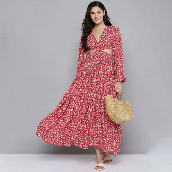 https://www.fineclothes.in/products/red-beige-floral-waist-cut-out-maxi-dress