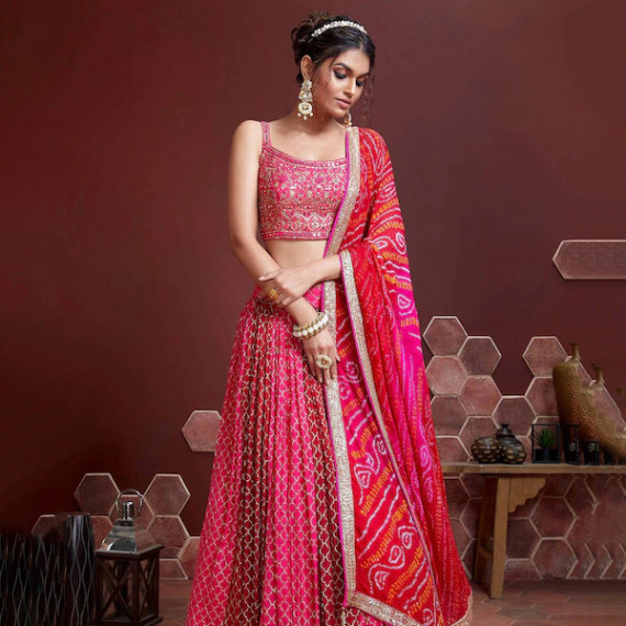 https://www.fineclothes.in/products/pink-white-embellished-thread-work-semi-stitched-lehenga-unstitched-blouse-with-dupatta