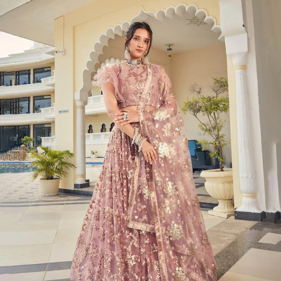 https://www.fineclothes.in/products/peach-coloured-gold-toned-embellished-sequinned-semi-stitched-lehenga-unstitched-blouse-with