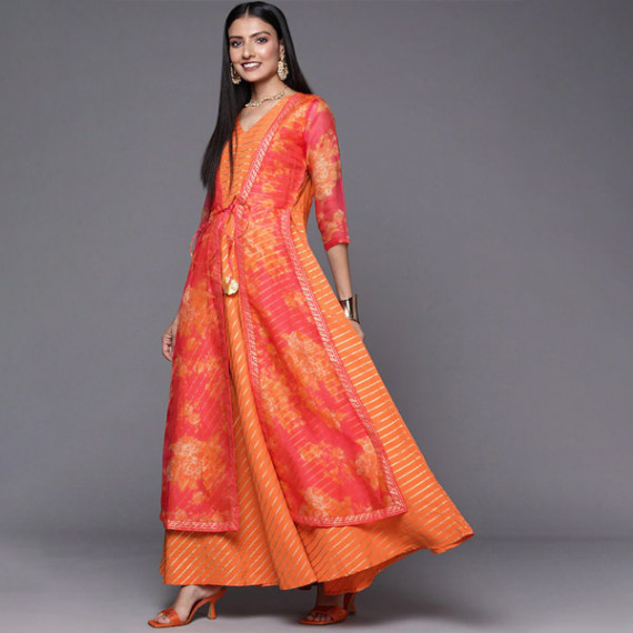 https://www.fineclothes.in/products/orange-striped-ethnic-maxi-dress
